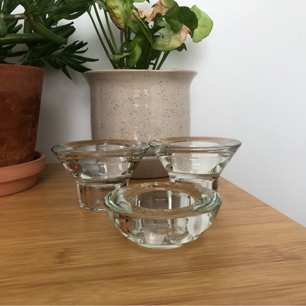 Set of 3 candle holders/ tea light holders